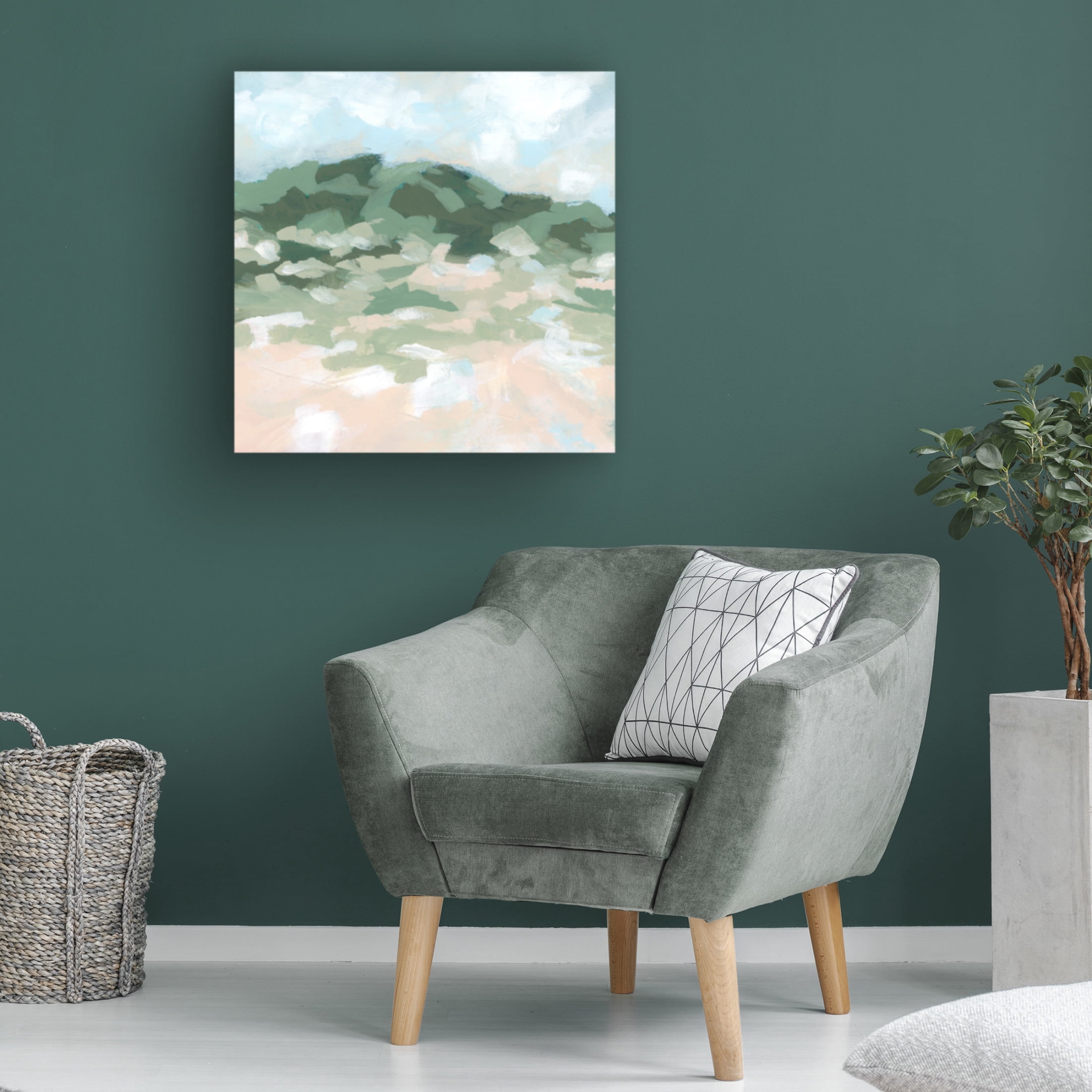 Trademark Fine Art June Erica Vess Blockbrush Valley I Canvas Wall Art