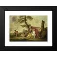 thumbnail image 2 of Jacob de Wit 18x13 Black Modern Framed Museum Art Print Titled - Paris and Oenone (1737), 2 of 5