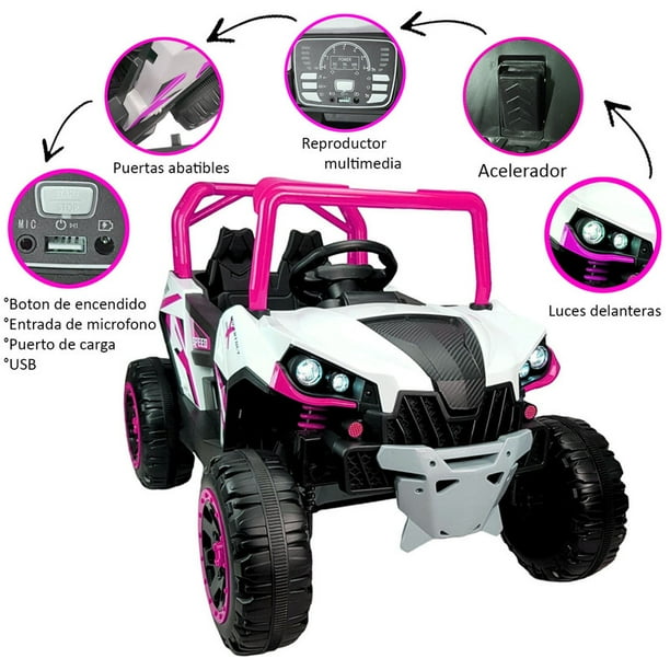 Montable Electrico GB Razer Rosa 12v