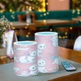thumbnail image 6 of Set of 2 Flameless Candles Lights with Remote Control Flickering LED Candles Electric Candles for Home Decor Parties White Cat Pattern, 6 of 7