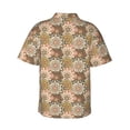 thumbnail image 4 of Xecao Mandala print Hawaiian shirt - a stylish short-sleeve button-down for men, perfect for casual beach and tropical outings., 4 of 9