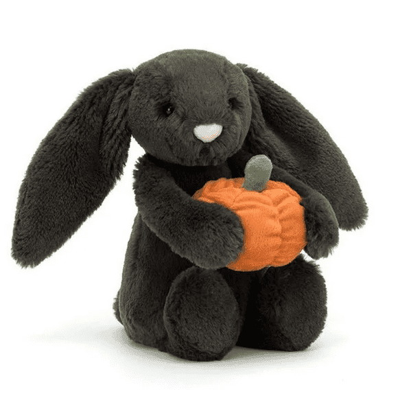JelIycat Bashful Pumpkin Bunny Plush Stuffed Animal, Soft Cuddly Toy, Fall Autumn Collectible Gift, Cute Home Decor JelIycat Bashful Pumpkin Bunny