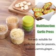 thumbnail image 5 of ShenMo Premium Garlic Press Garlic Press Professional Garlic Press CutterEasy to Clean and Very Durable with Storage Jar for Garlic Nuts and Peanut Ginger 2pcs, 5 of 5