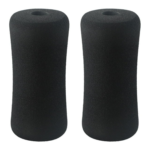 Lefu Coussinets en Mousse pour Pieds Rouleaux de Remplacement pour Extension de Jambe pour Banc de Musculation 7 Pouces