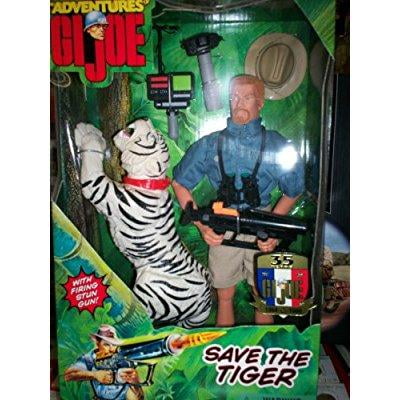 35 years anniversary adventures gi joe 12 inch action figure - save the tiger with red head gi joe
