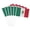6pcs, variant on Mexican Handheld Flag 5.5x8.2 Inch - 6 Pack, Mini Mexico Stick Flags for Parades, Sports Events, and Decorations