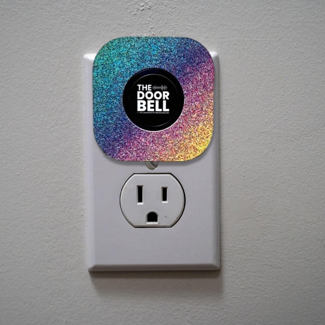 The Doorbell – Sparkly Rainbow Teacher's Remote,Classroom doorbell for Teachers,Wireless Doorbell, Classroom Must Haves,38 Chimes & 4-Level Volume for Home/Apartment/Classroom/Business