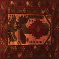 thumbnail image 1 of Ahgly Company Indoor Square Persian Orange Traditional Area Rugs, 6' Square, 1 of 1