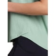 thumbnail image 5 of RBX Active Women's Textured Jacquard Mesh Crewneck Workout T-Shirt, 5 of 5