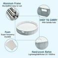 thumbnail image 4 of Glory Patio Large Round Serving Tray for Pool Floats, Sandbars, Spas, Parties, 4 of 6