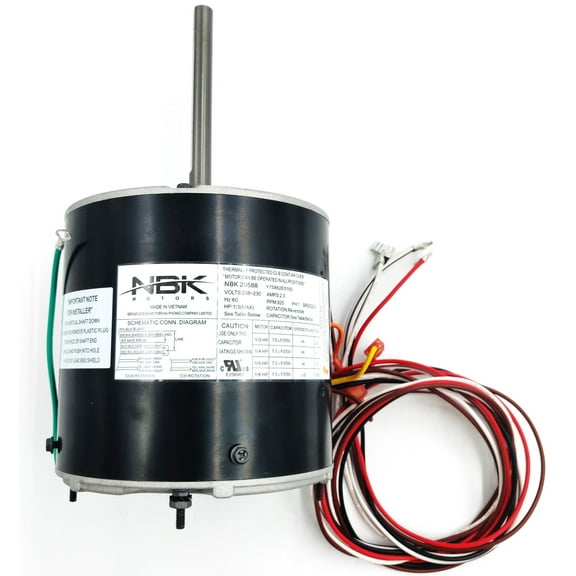 NBK 20341k Furnace Motor. 12 Vdc, 2250 Rpm Kit-boxed W/bracket, Replaces / Equivalent To Atwood 37357
