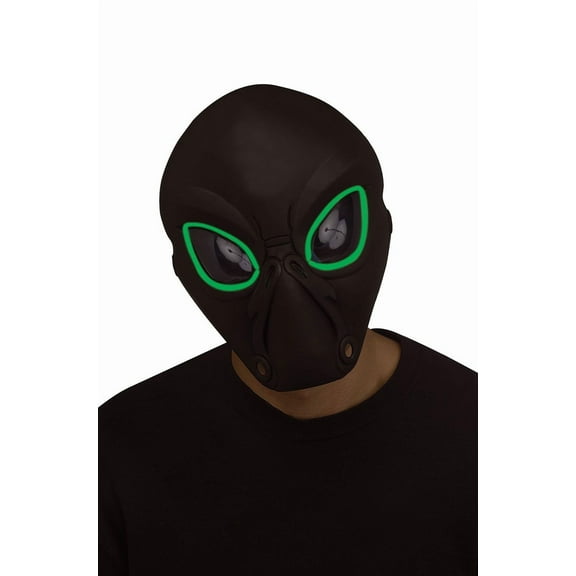 Playboy - s Electro-Luminescent Light-Up Alien Overhead Mask - One Size - One Size