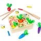 thumbnail image 2 of Juego 3 En 1 De Madera Con Forma De Cosecha De Zanahorias, Juego A Juego De Tamaño, Juguetes De Habilidad Motora Fina, Juguete De Aprendizaje Preescolar Para Bebés, Regalo Para Niños Y Niñas Noticed FN005838-00, 2 of 6