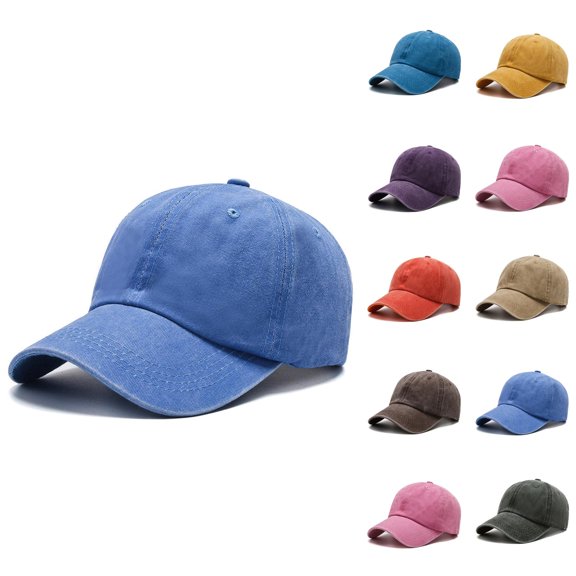 Baseball Cap for Men Women Classic Plain Blank Hats Adjustable Summer Sun Hat