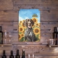 thumbnail image 3 of German Shorthaired Pointer Hello Summer Sunshine Sunflowers Spring Retro Vintage Vertical Metal Aluminum Sign GSP Lover Dog Gift Wall Art Home Decor - 00008, 3 of 5