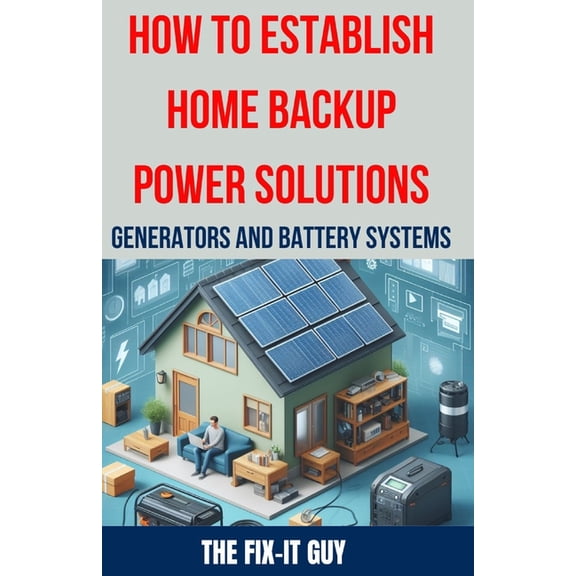 How to Establish Home Backup Power Solutions - Generators and Battery Systems: The Ultimate Guide to Choosing, Installin, (Paperback)