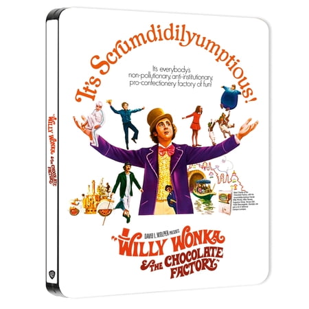 WILLY WONKA E LA FABBRICA DI CIOCCOLATO STEELBOOK (4K Ultra HD) (4K Ultra HD) Gene Wilder