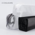thumbnail image 4 of Bolsa de malla para bolígrafos, paquete de 3 bolsas de malla con cremallera, estuche para lápices transparente multifuncional, organizador, bolsa de almacenamiento de papelería para suminist, 4 of 5