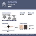 thumbnail image 4 of Ventilador De Techo Prominence Home De 60'' Control Cadena Prominence Home  Denon, 4 of 5
