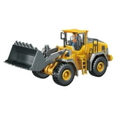 BINGLI Remote Control Excavator Toy for 6 12 Yr Boys Best Birthday Gifts Best Christmas Present Ever for Kids 4 7 8 9 10 11YearOld RC Construction Toys with Metal Shovel Lights Sounds