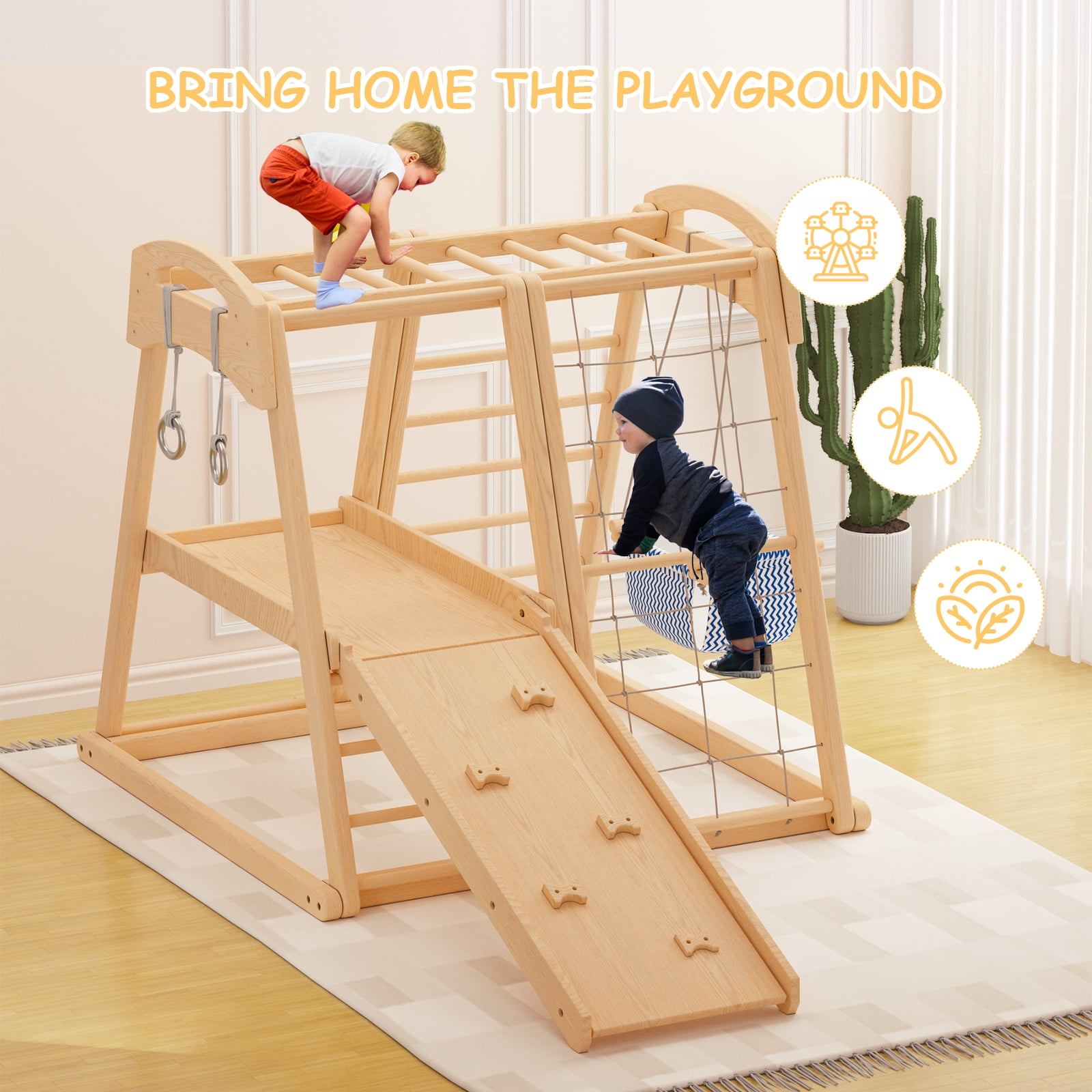 Montessori Inspired Soft Play Set Up Indoor Jungle Gym For Kids