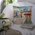 thumbnail image 3 of Carolines Treasures JMK1239PW1414 Gazebo and Sailboats Canvas Fabric Decorative Pillow  14Hx14W multicolor, 3 of 4