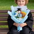 thumbnail image 5 of Luoshdecor Happy Graduation Flower Bouquet,Artificial Knitted SunFlower Bouquet with Cap Gift for Graduation Party Supplies, 5 of 7