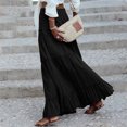 thumbnail image 2 of Women's Tiered Maxi Skirt Summer Spring Fashion 2026 High Waisted Long Flowy Casual Boho Beach Vacation Clothes, 2 of 6
