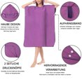 thumbnail image 3 of Compagnon de Surf, Robe à Séchage Rapide, Poncho de Plage en Microfibre Ultra-Léger pour Usage Extérieur et Intérieur, 3 of 6