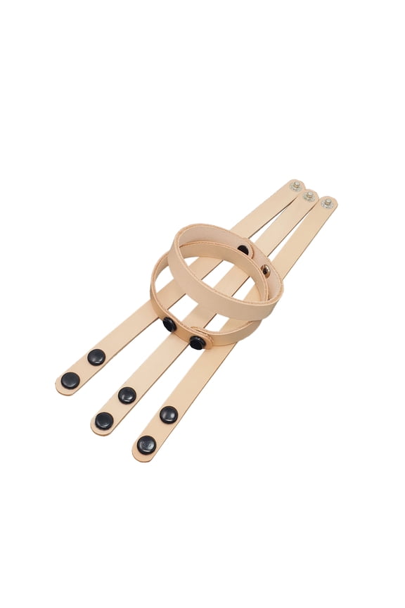 's 10 Pack Leather Bracelets 1-2 Inch Tooling Ready