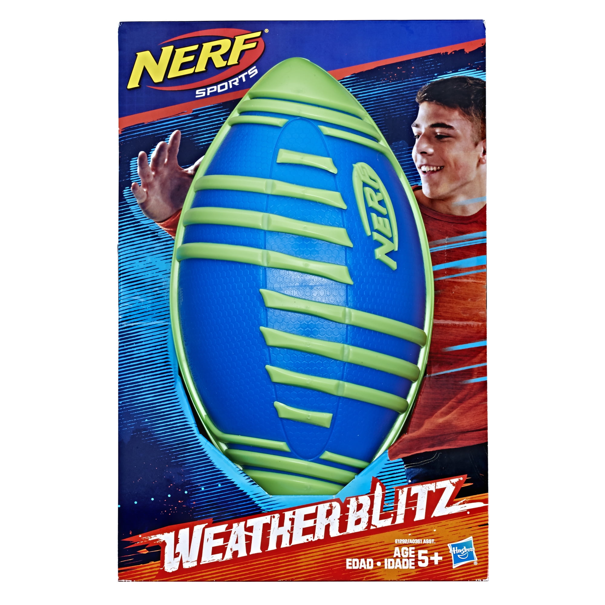 Red/Black Nerf Sports Weather Blitz Football 