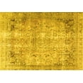 thumbnail image 1 of Ahgly Company Machine Washable Indoor Rectangle Persian Yellow Traditional Area Rugs, 8' x 10', 1 of 4