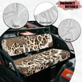 thumbnail image 6 of FKELYI Grunge Leopard Cow Print UTV Seat Cover 2 Pcs Set Powersports Seat Covers Anti-Scratch Mule Bench Protector Backrest Cover Full Back Design ATV Interior Deocr, 6 of 7