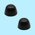 thumbnail image 2 of Renovator's Supply Black Toilet Bolt Covers 1" H x 1-1/2" Dia. Rustproof Aluminum Pack of 2, 2 of 4