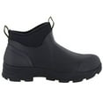 thumbnail image 2 of Ridgecut Men's Water Resistant Neoprene Low Rubber Boot Black/Orange, Size 11 M, 2 of 5