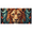 5A, variant on Artistic Lion Head Patterned Banner, Exquisite Decorations with Floral Elements, Background Backdrop for Party Celebrations, Photo Shoots, Cultural Events, and Festival Decor