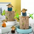 thumbnail image 2 of Regalos de Oficina Del Hogar Brasil Plantas en Macetas de Madera Decoración Del Hogar 4Pc, 2 of 9