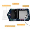 thumbnail image 4 of Square PU Leather 2 Pack Travel Tag - Bag Tag - Suitcase Tag with Privacy Cover and Stainless Steel Ring - Suitable for Travel, Backpack, and Handbag Pineapple, 4 of 7