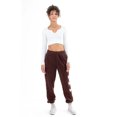 thumbnail image 3 of Butterfly Sherpa Joggers - Cozy Fleece Pants with Butterfly Patches, 3 of 4