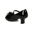 thumbnail image 3 of New Girl Little Angel Amber-804 Patent Peep Toe Rhinestone Bow Mary Jane Pump, 3 of 5