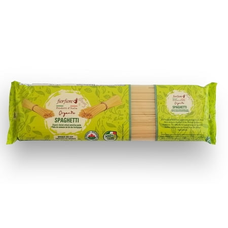 Fior Fiore Organic Spaghetti Durum Wheat Semolina Pasta, 500g/17.5 oz. Package
