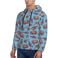 thumbnail image 2 of Hoodies for Men - Starfish Shrimp Crabs Long Sleeve Comfrt Men'S Fashion Hoodies & Sweatshirts, Sweatshirts for Men Hoodies Pullover Clothing Clothes with Pouch, 2 of 7
