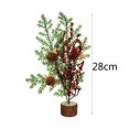 thumbnail image 1 of Mini árbol de Navidad pequeño, decoración de escritorio, árbol de aguja de cedro, decoración del hogar de Año Nuevo, adorno de Navidad artesanal, 1 of 4