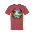 thumbnail image 2 of Wild Bobby, Enjoy Life Vintage Beach Surf Sailboat, Pop Culture, Men Graphic Tee, Vintage Heather Red, 3X-Large, 2 of 4