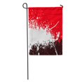 thumbnail image 1 of POGLIP White Red and Black Abstract Ink Splats Pattern Paint Splatter Garden Flag Decorative Flag House Banner 28x40 inch, 1 of 2