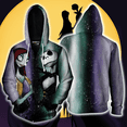 thumbnail image 5 of Sudadera con capucha con estampado 3D de pesadilla antes de Navidad para hombres y mujeres, sudaderas con capucha de Jack Skellington Sally, sudaderas con capucha de Cosplay de terror de Halloween, re, 5 of 5