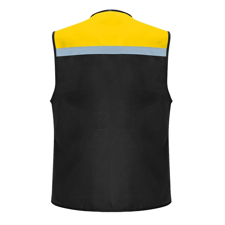 トップス neighborhood reflective stand color vest VBTAPA Reflective Working Vest for Men Women Color Block Zip Up
