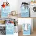thumbnail image 4 of Cesto de ropa sucia grande Laklulu - Cesto de ropa plegable con asas | Cesto de ropa sucia para dormitorio | Cesto de ropa sucia independiente para guardar ropa y juguetes de niños, gris, 4 of 6