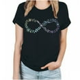 thumbnail image 1 of PEZHADA T-Shirts pour Femmes Mode Décontractée Imprimée Manches Courtes Col Rond T-Shirt Haut, 1 of 1