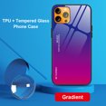 thumbnail image 4 of Gradiente de vidrio templado TPU para iPhone 13 funda protectora completa Kuymtek anticaída a prueba de golpes para teléfono móvil, 4 of 8